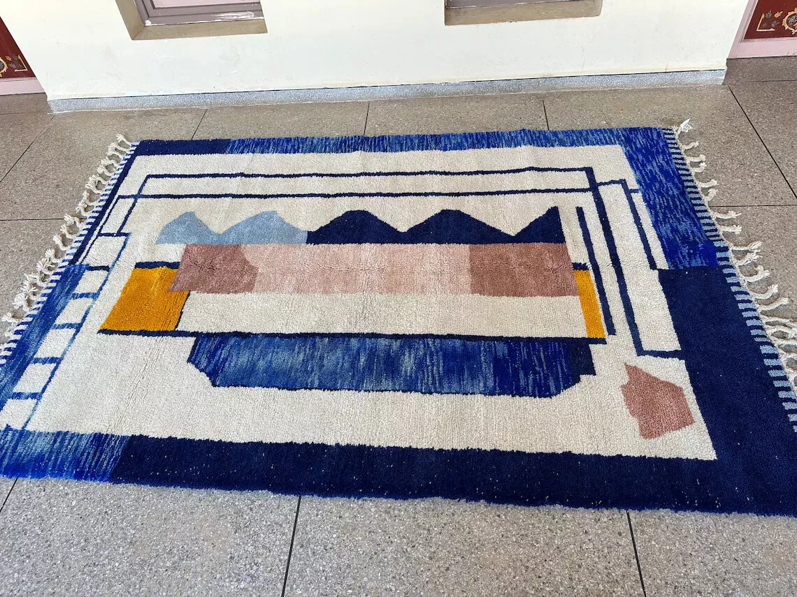 Beni Moroccan Natural Rug