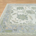 Ivory Bloom Oushak Rug
