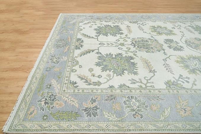 Ivory Bloom Oushak Rug