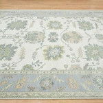 Ivory Bloom Oushak Rug