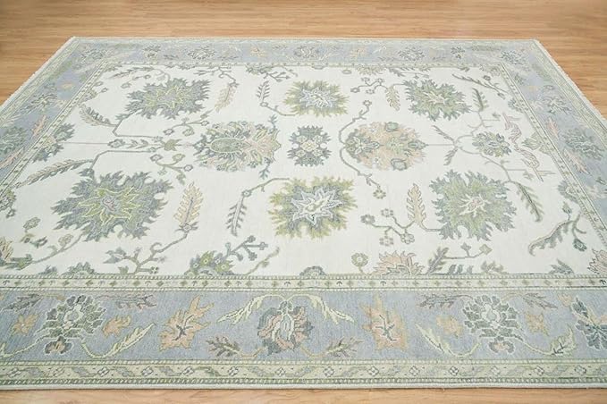 Ivory Bloom Oushak Rug