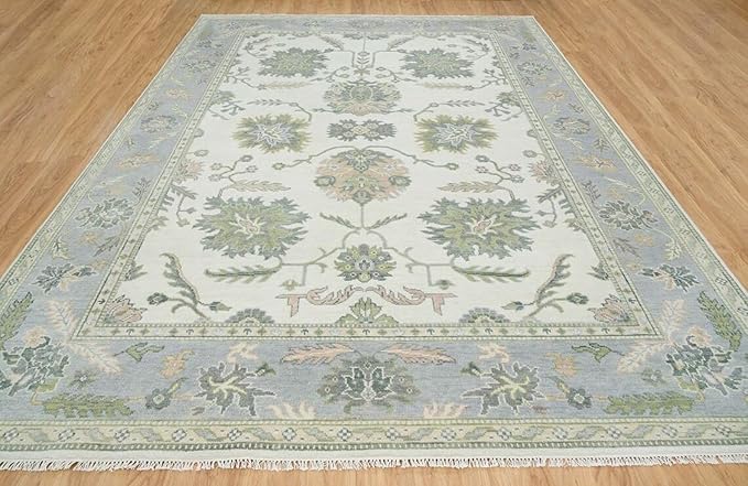 Ivory Bloom Oushak Rug