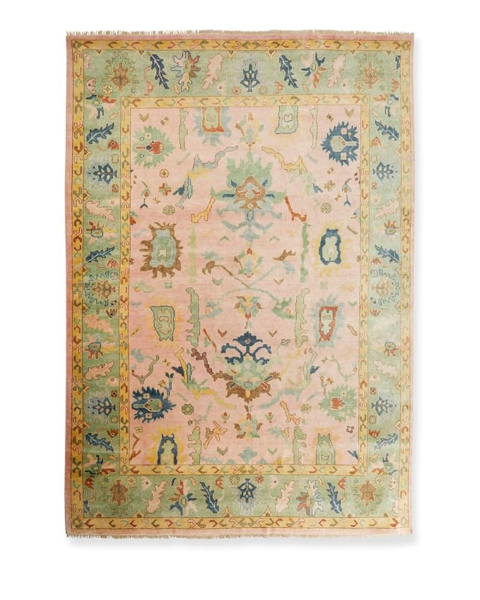 Emerald Grace Oushak Rug