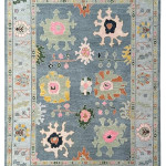 Crimson Glory Oushak Rug