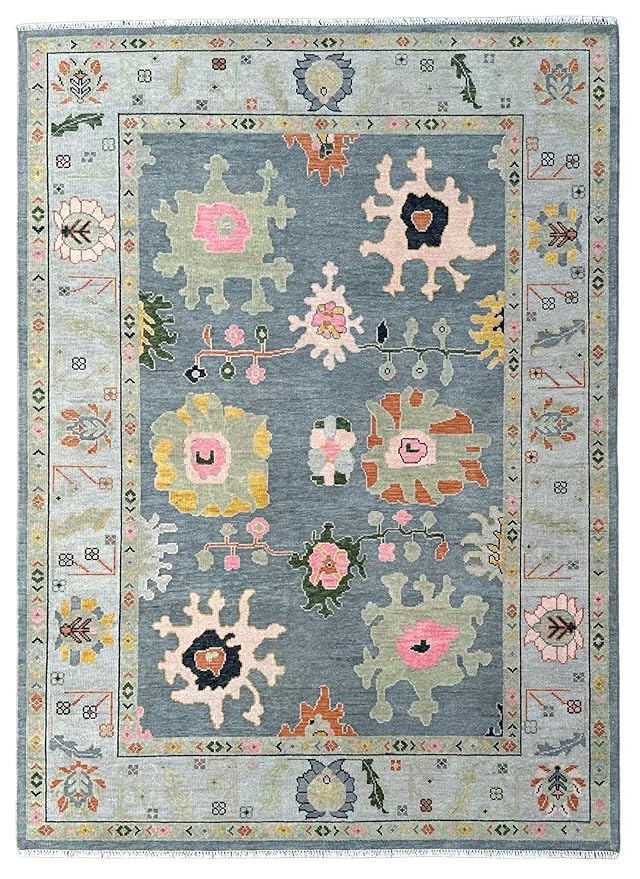 Crimson Glory Oushak Rug