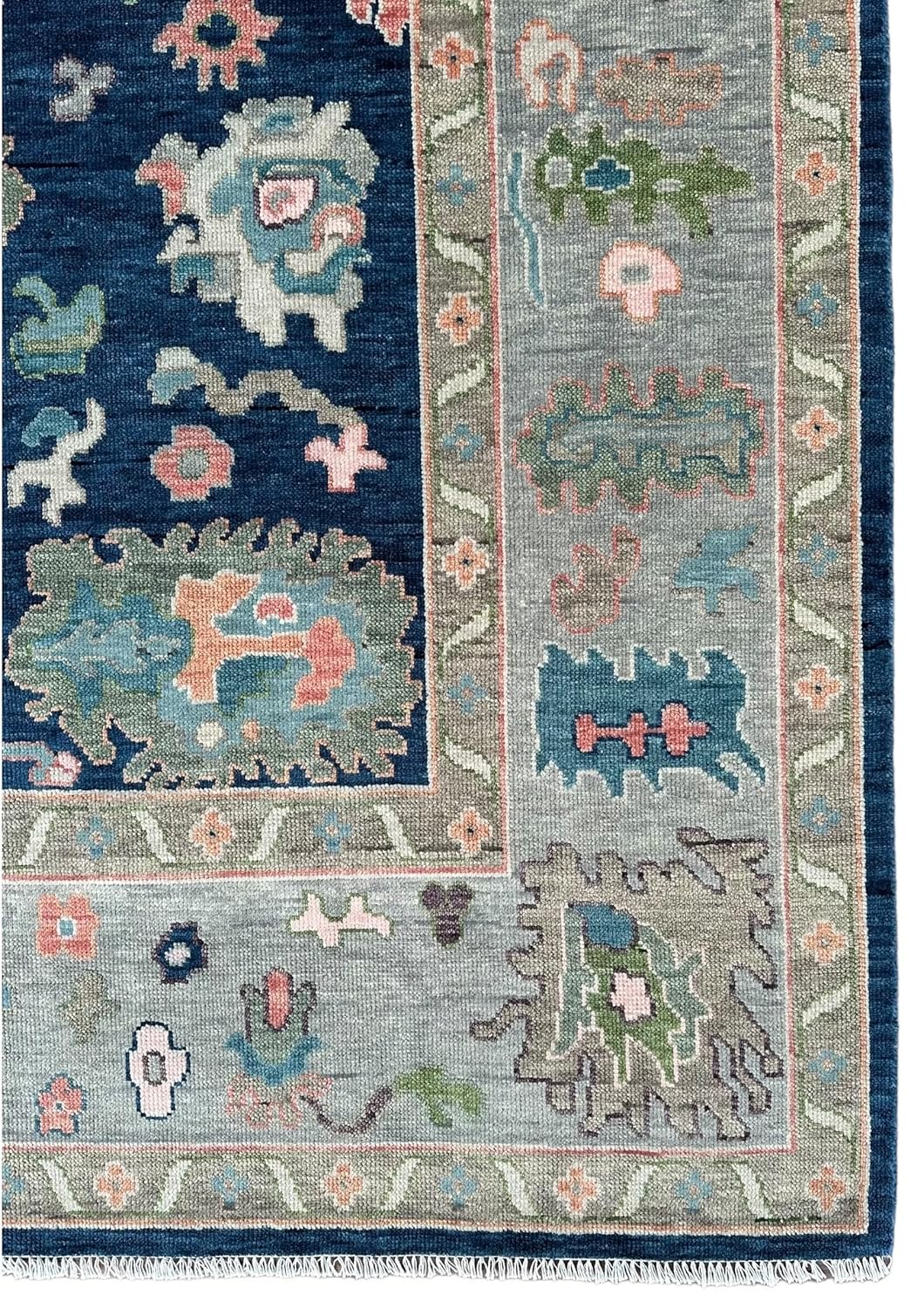 Olive Grove Oushak Hand Knotted Rug