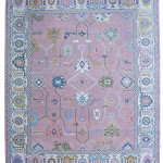 Shadow Grey Oushak Hand Knotted Rug