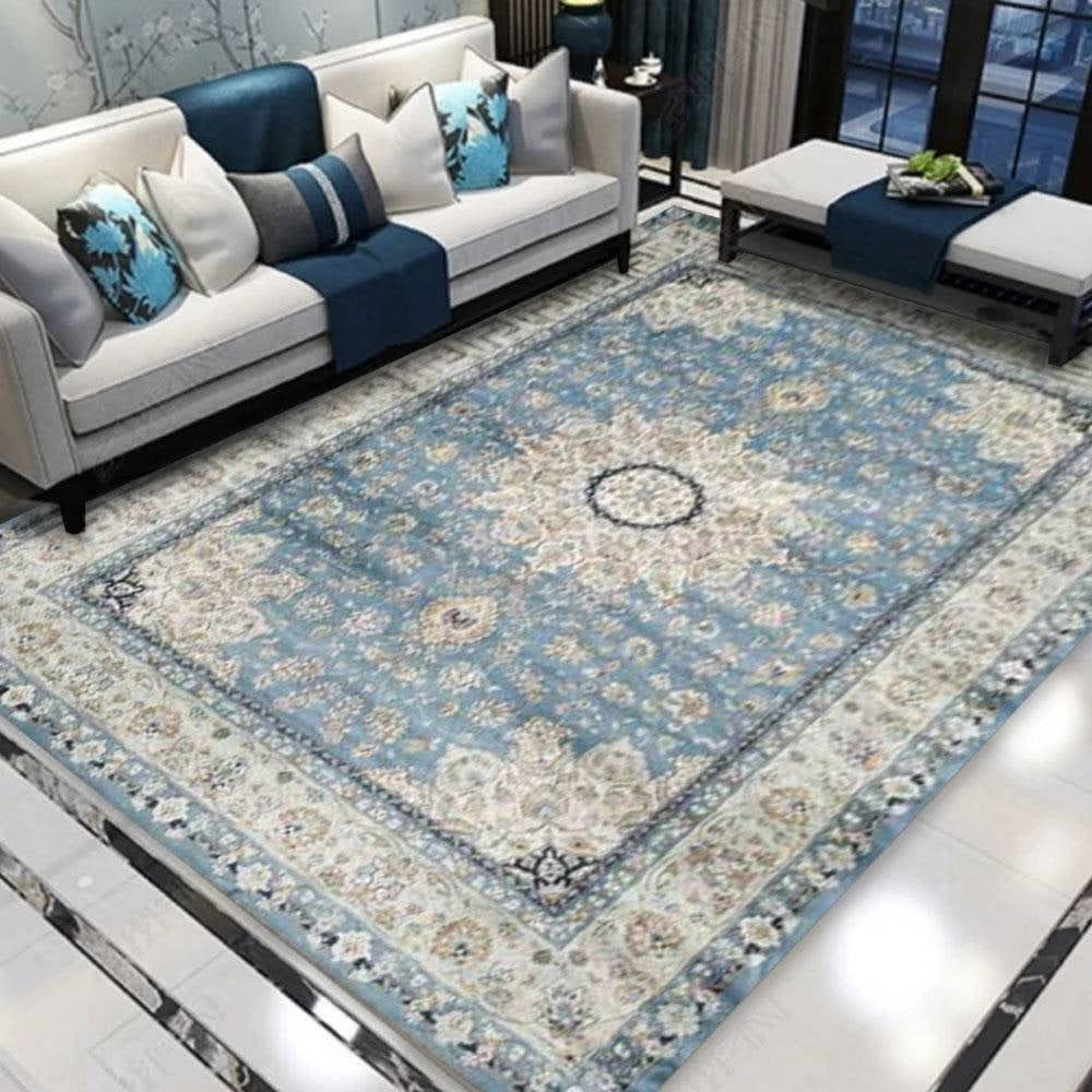 Modern Flame Machine Rug