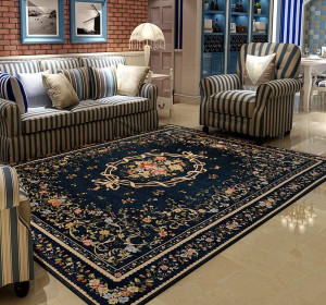 Night Terrain Machine Knot Rug