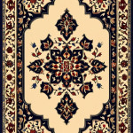 Nature Drift Machine Knotted Rug