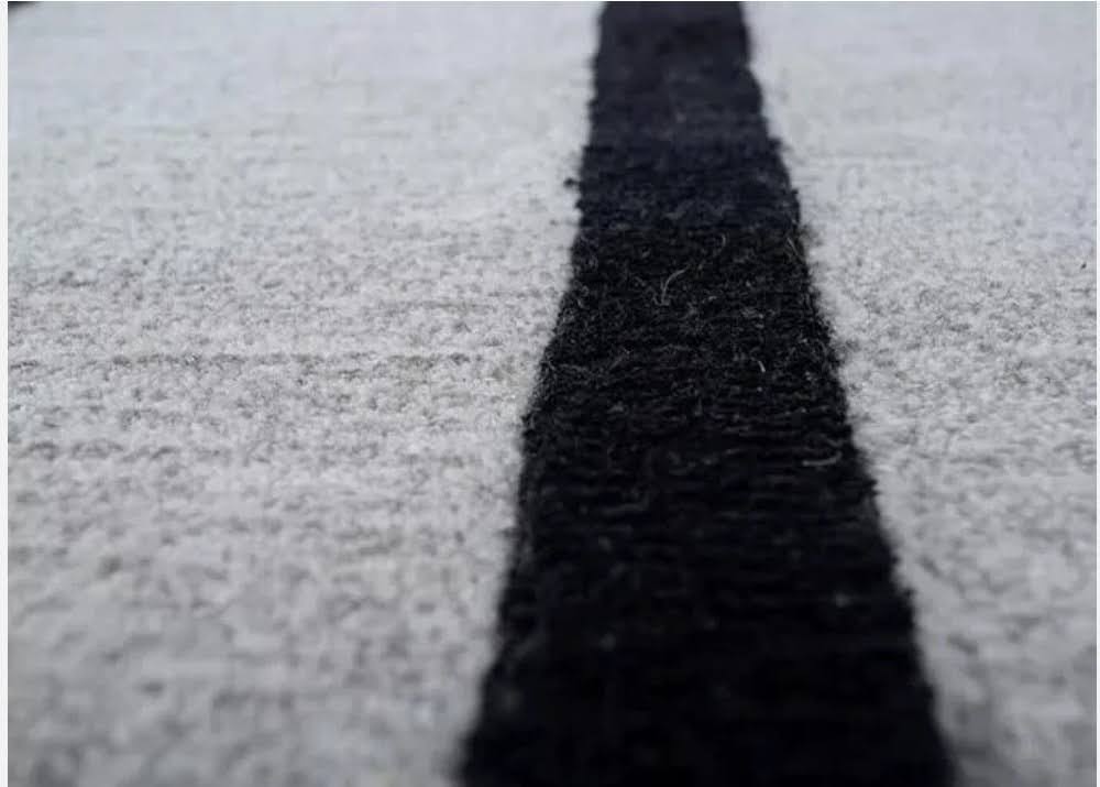 Shadow Line Grey Tufted Rug