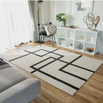 Shadow Line Grey Tufted Rug
