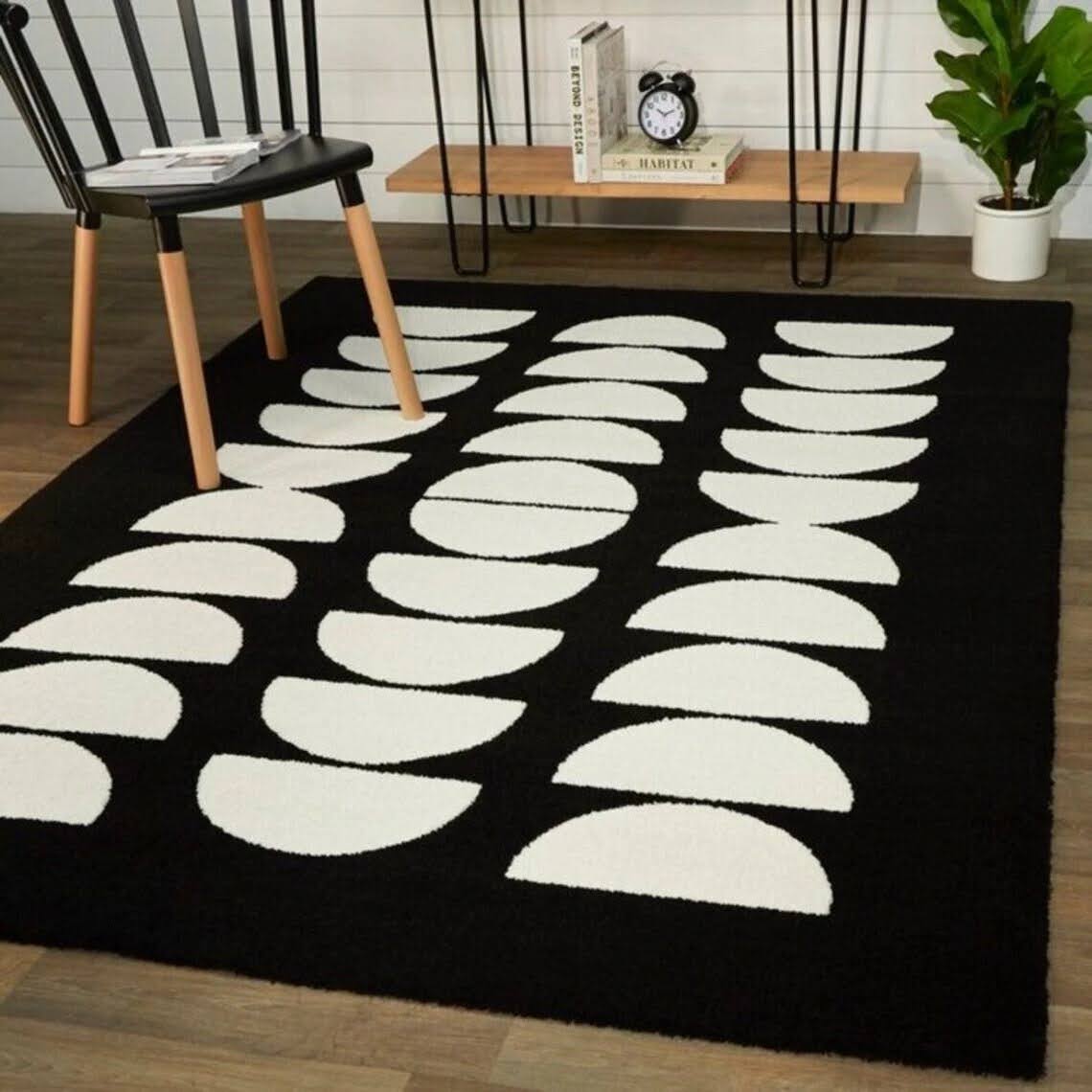 Midnight Indigo Tufted Rug