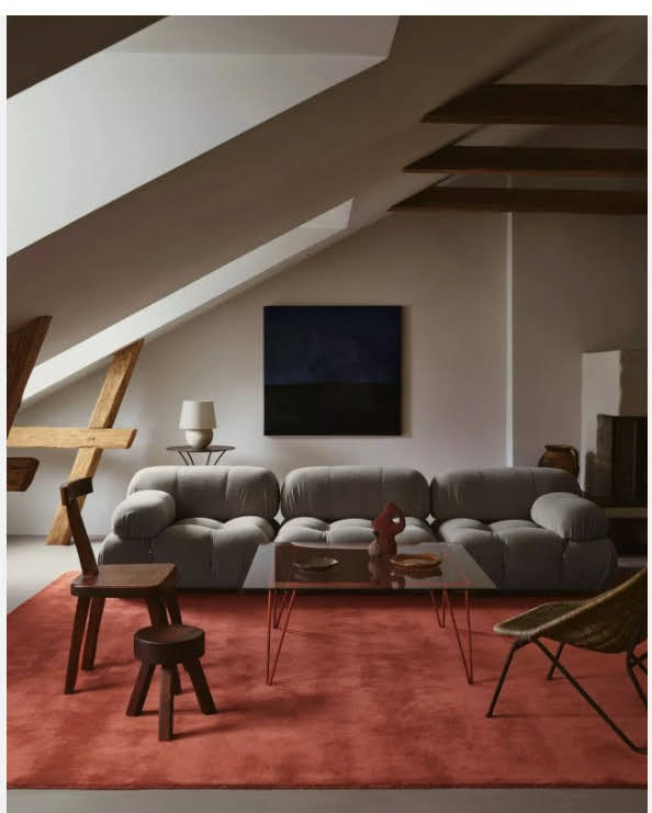 Golden Edge Hand Loom Rug