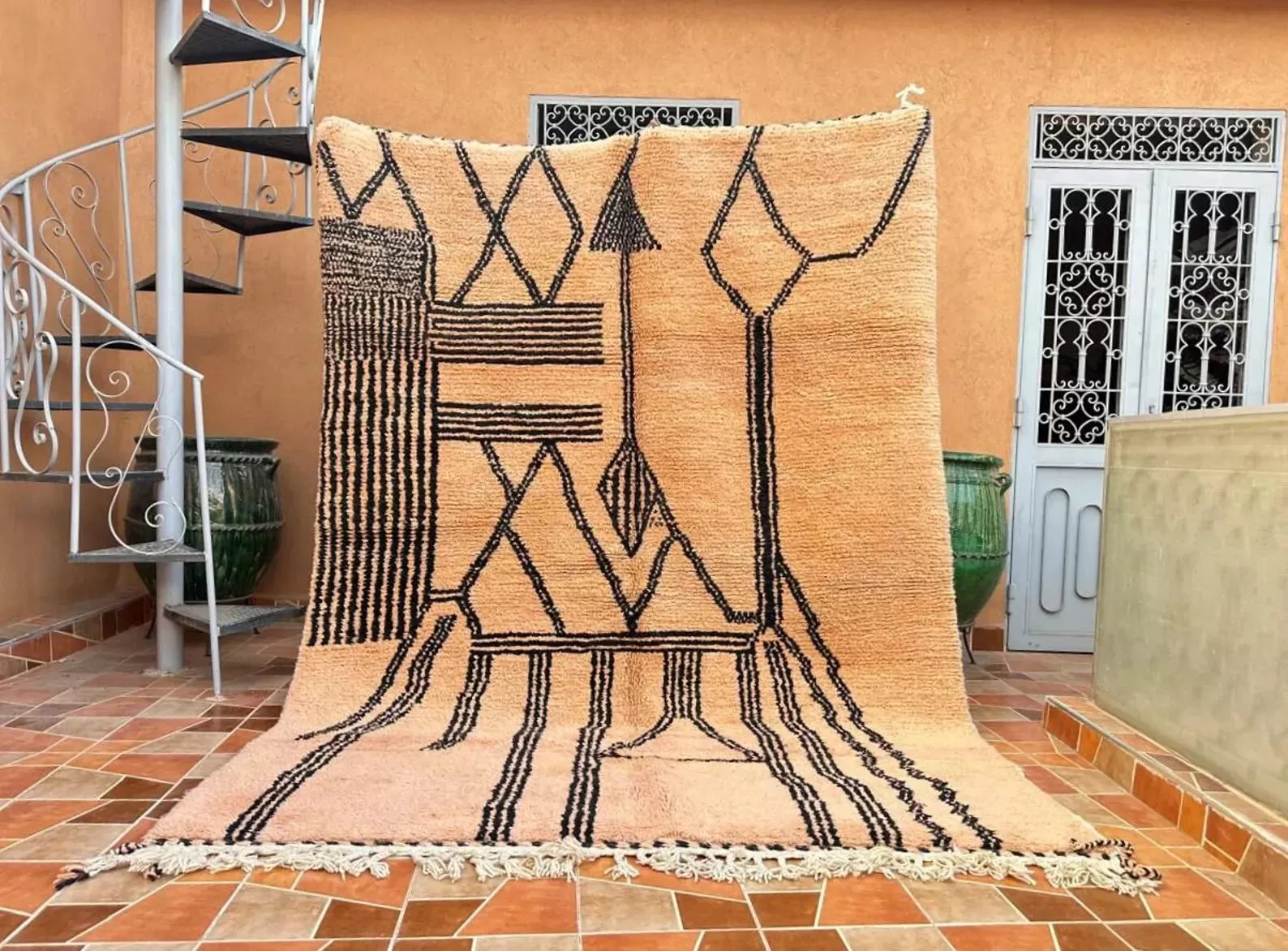 Taza Tribal Hand Knotted Moroccan Rug