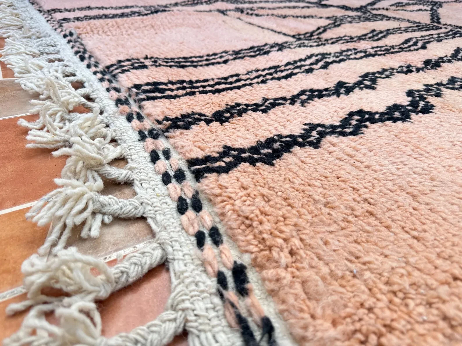 Taza Tribal Hand Knotted Moroccan Rug