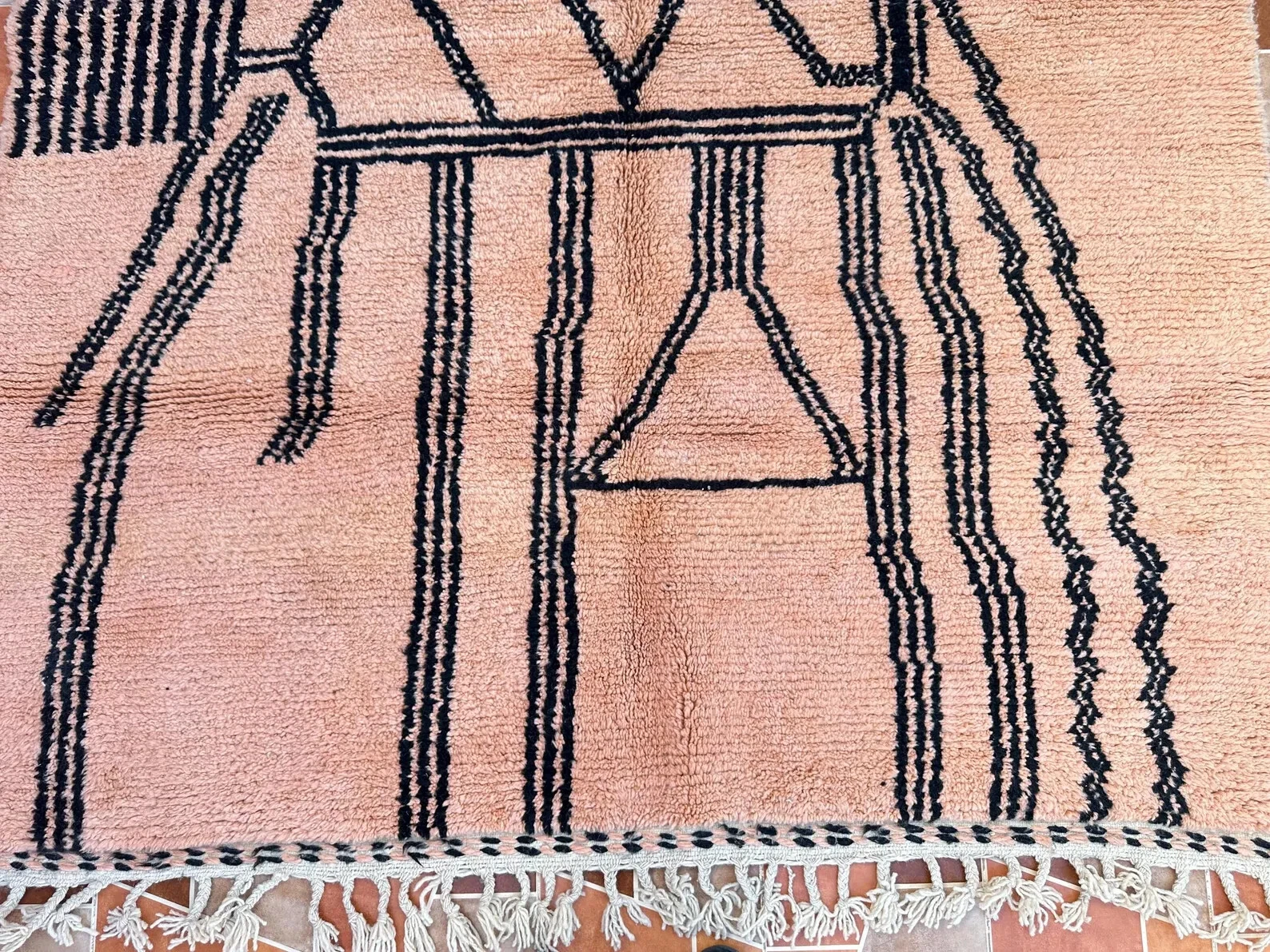 Taza Tribal Hand Knotted Moroccan Rug