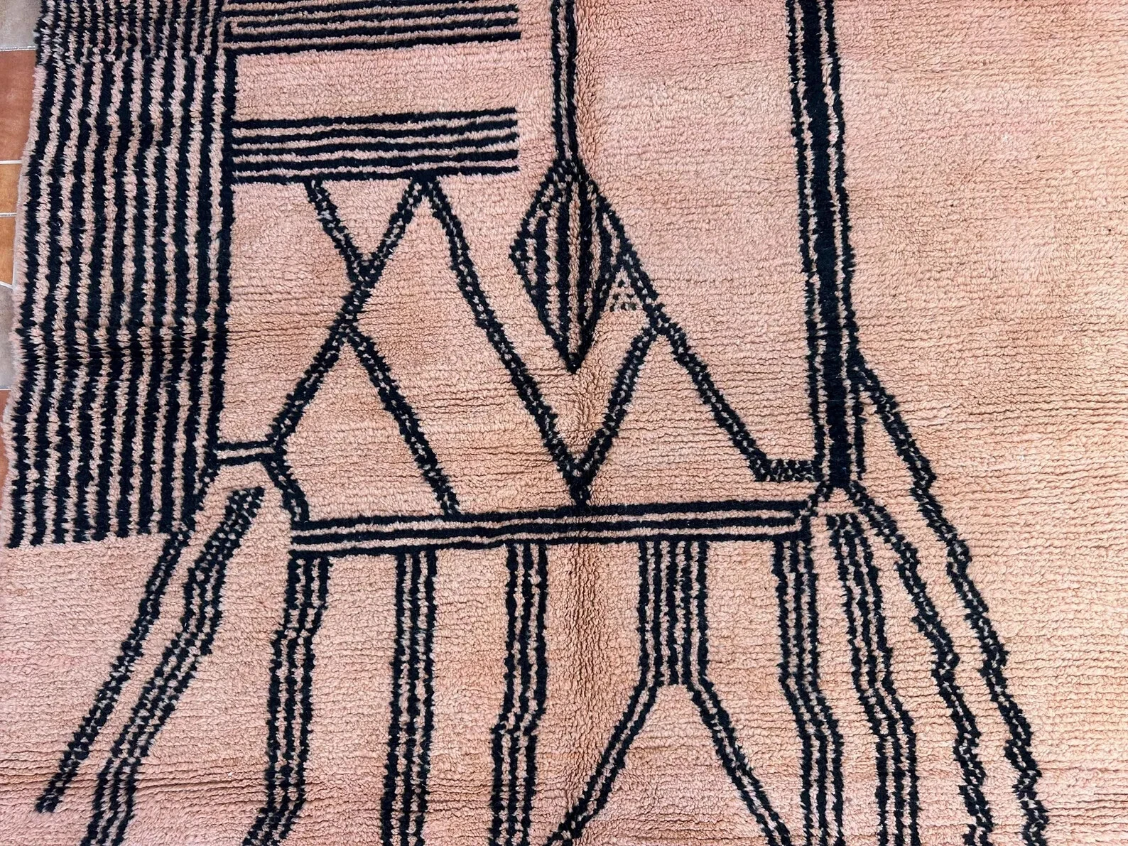 Taza Tribal Hand Knotted Moroccan Rug