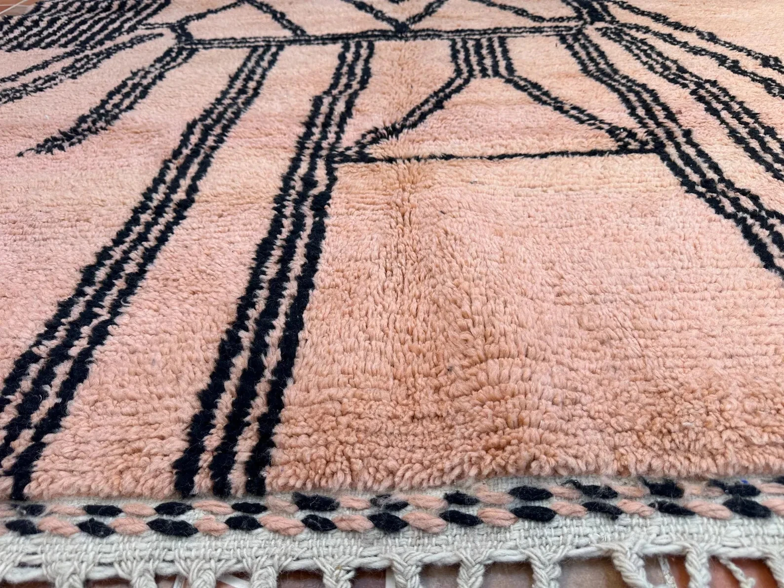 Taza Tribal Hand Knotted Moroccan Rug