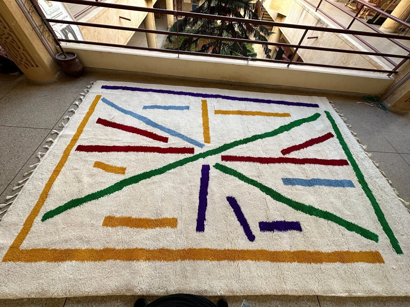 Sahara Moonlight Hand Knotted Rug