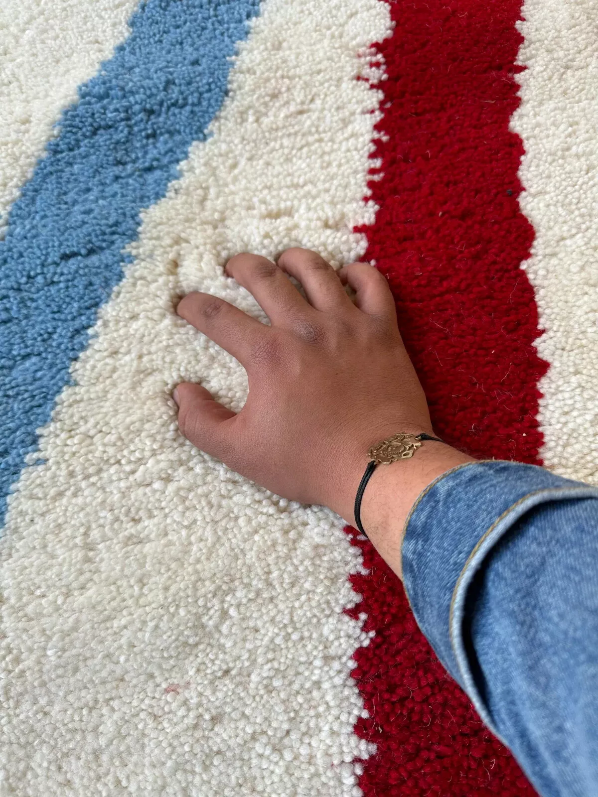 Sahara Moonlight Hand Knotted Rug