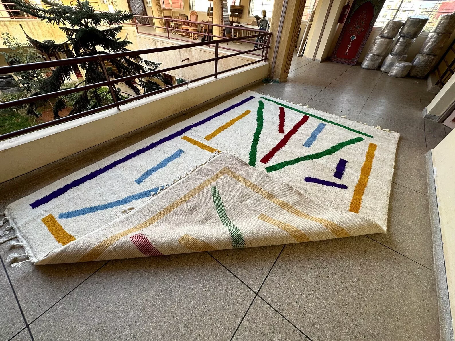 Sahara Moonlight Hand Knotted Rug