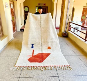 Geometric Horizon Moroccan Rug