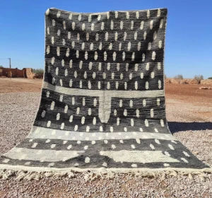 Colorburst Boucherouite Hand Knotted Rug