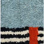 Fez Blue Medallion Hand Knotted Rug