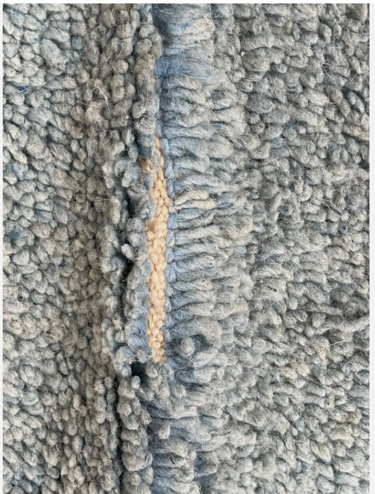 Fez Blue Medallion Hand Knotted Rug