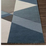 Ocean Mist Blue Hand Tufted Rug
