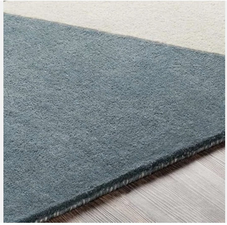 Ocean Mist Blue Hand Tufted Rug