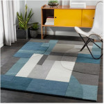 Ocean Mist Blue Hand Tufted Rug