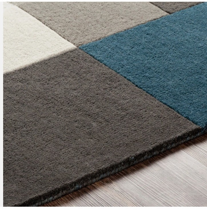 Ocean Mist Blue Hand Tufted Rug