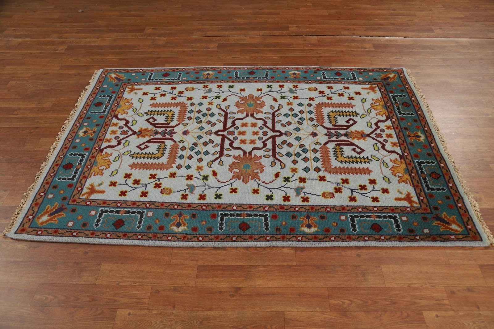 Diamond Crest Oushak Hand Knotted Rug