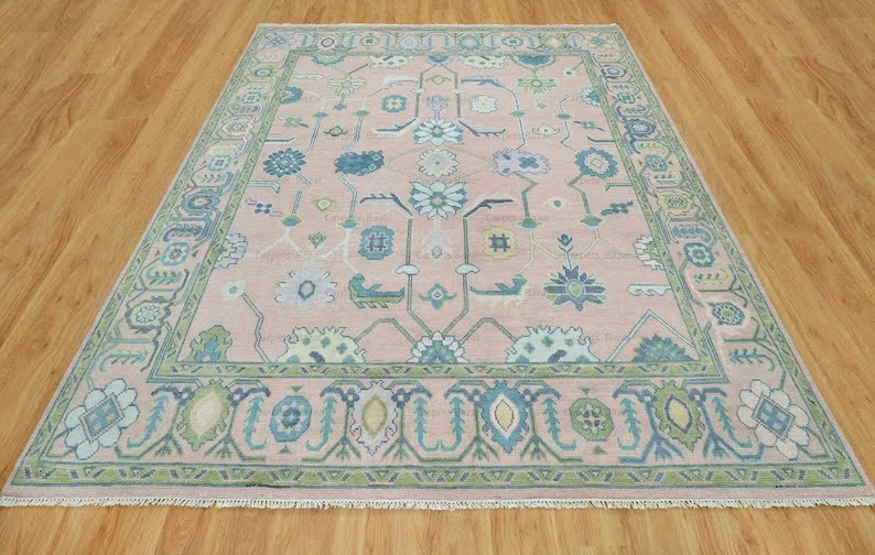 Frosted Elegance Oushak Rug