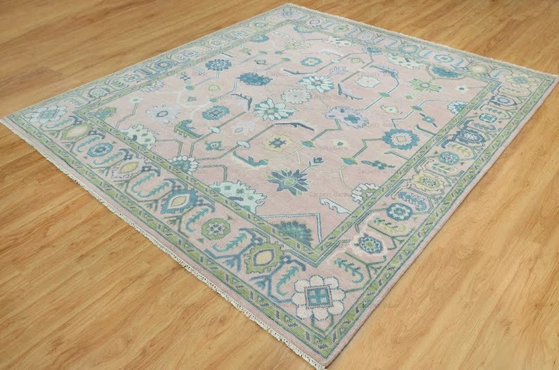Frosted Elegance Oushak Rug