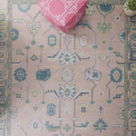 Frosted Elegance Oushak Rug