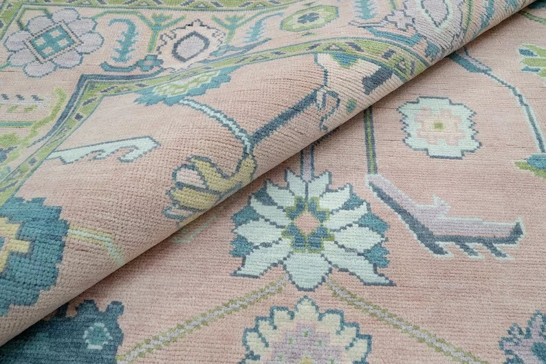 Frosted Elegance Oushak Rug