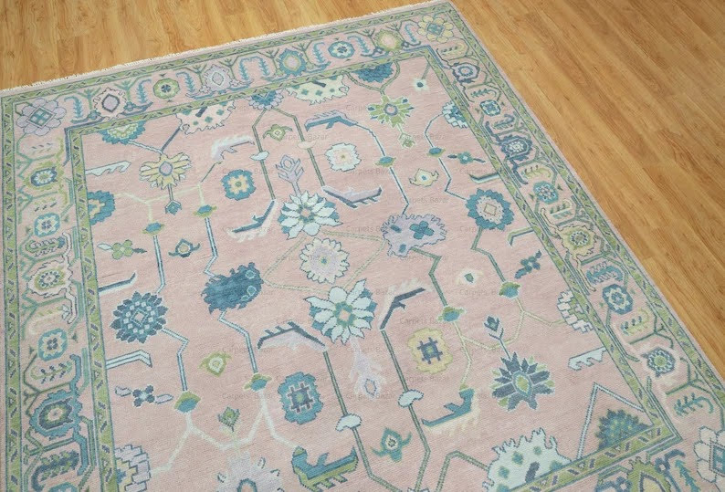 Frosted Elegance Oushak Rug