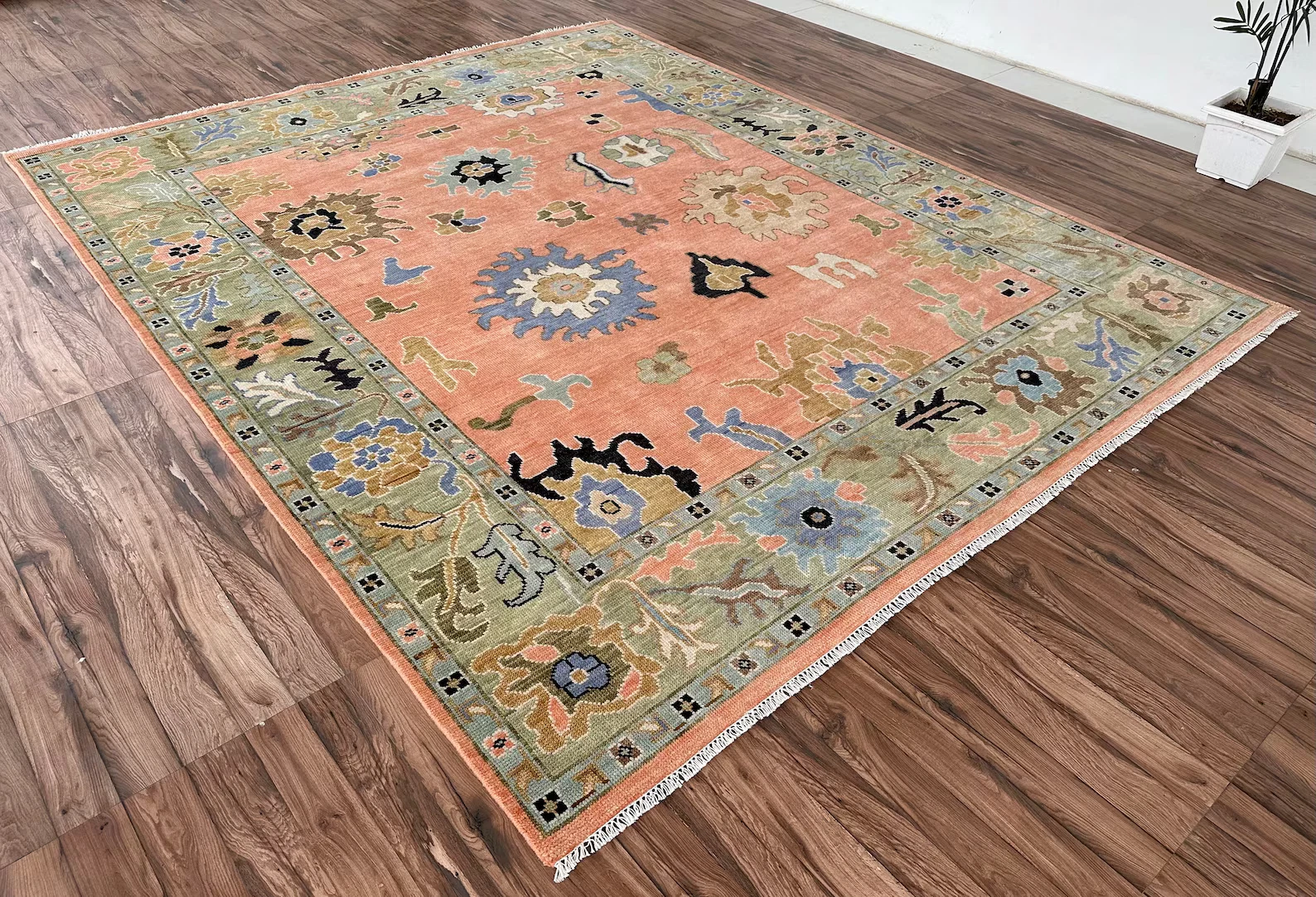 Anatolia Charm Oushak Hand Knotted Rug